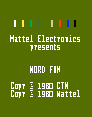 Electric Company - Word Fun Title Screen